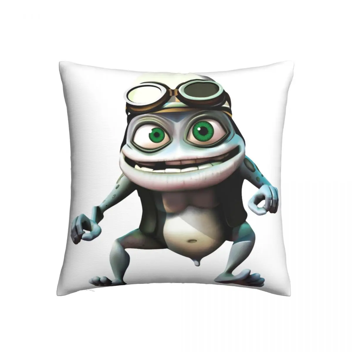 

Чехол Crazy Frog, подушка, чехол Crazy frog, полиэстеровый чехол для дивана, подушки, чехол на молнии, весенний симпатичный чехол