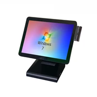 pc computer cash register capacitive touch screen pos all in one with card reader for retail supermarket pos terminal hardware