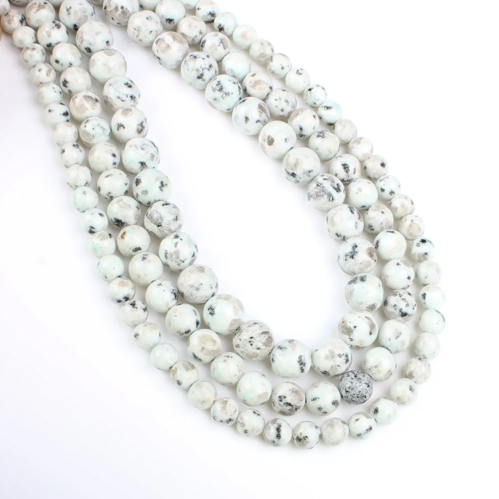 Новый Натуральный Полудрагоценный Tianshan синий камень свободные бусины бисером