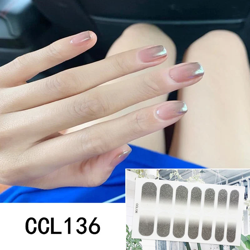 

Peel Off Style Nail Sticker Waterproof Long Lasting Full Wraps Nail Patch Manicure Supplies Nail Sticker Nails Accesorios
