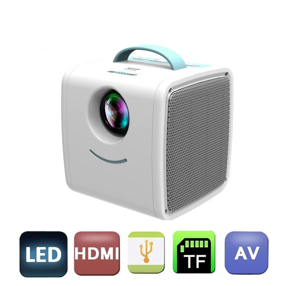 Q2 Мини ЖК проектор округлый внешний вид детская игрушка портативный 1080p детское