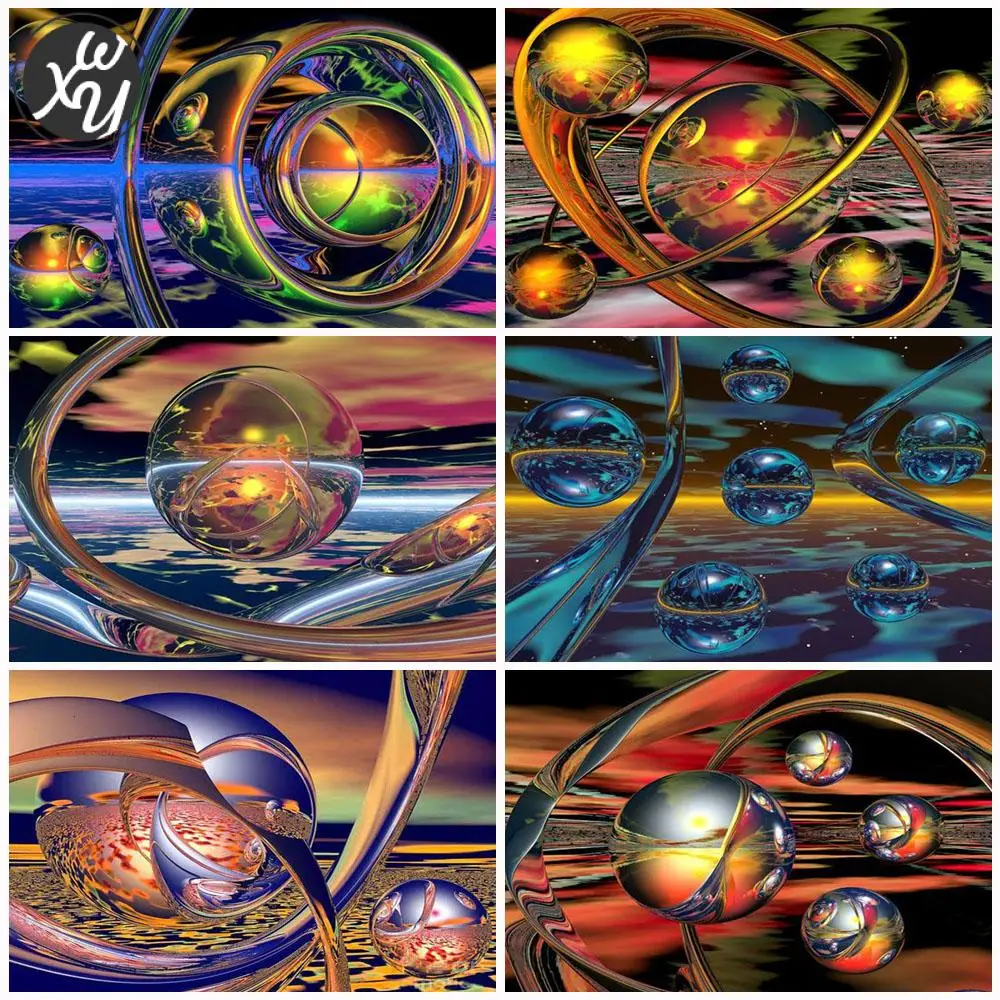 

Abstract Diamond Art Kits for Adults Space System Diamond Mosaic Full Diamond Embroidery Drill Cross Stitch Kits for Home Decor