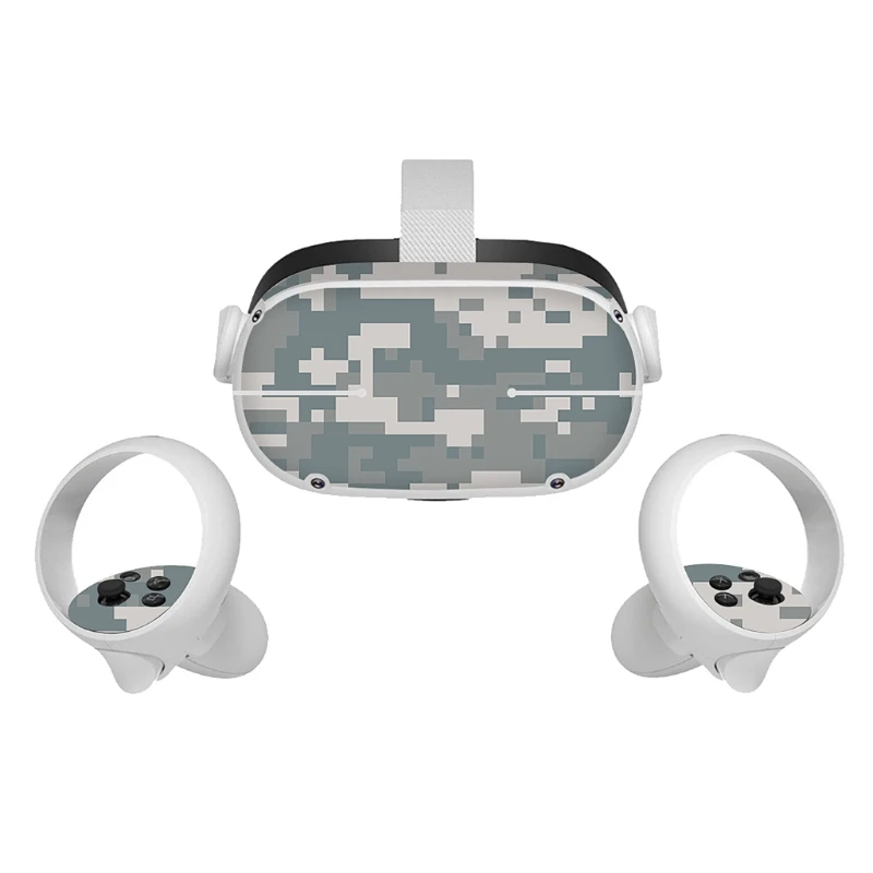 

Skin Sticker for Oculus Quest 2 VR Headset Controller PVC Decals Cute Cartoon Wrap Cover for Oculus Quest 2 Accessories