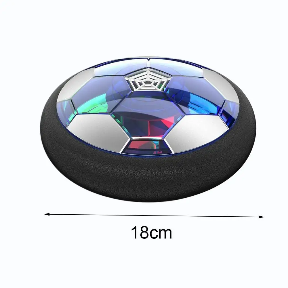 

Kids Toys Hover Soccer Ball Rechargeable Air Funny For Indoors Foam LED Cushioning With Game Light Football D4M4