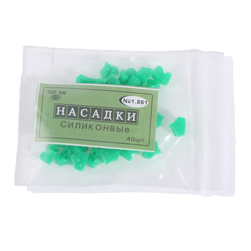 

40Pcs Silicone Dental Add-On Wedges For Teeth Filling Use Sectional Contoured New