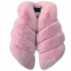 Пальто для девочек зима 2020, новое плюшевое пальто из искусственного меха для маленьких девочек, жилет для детей 6-24 месяцев, хлопковый теплый жилет, пальто