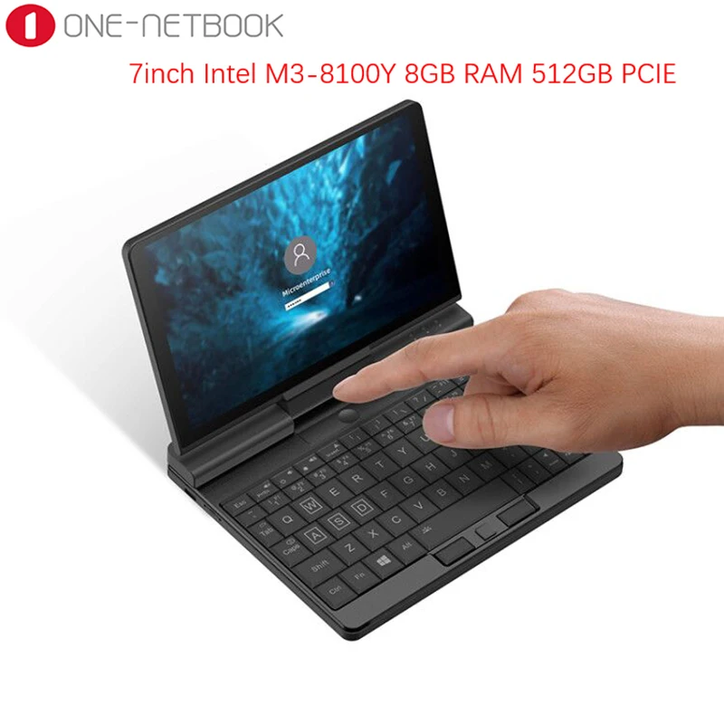 Один нетбук один микс A1 7 дюймов Карманный ПК intel M3 8100Y 8 Гб оперативной памяти 256 ГБ