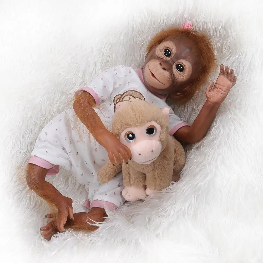 Реалистичная кукла 20 дюймов мягкая силиконовая виниловая игрушка для