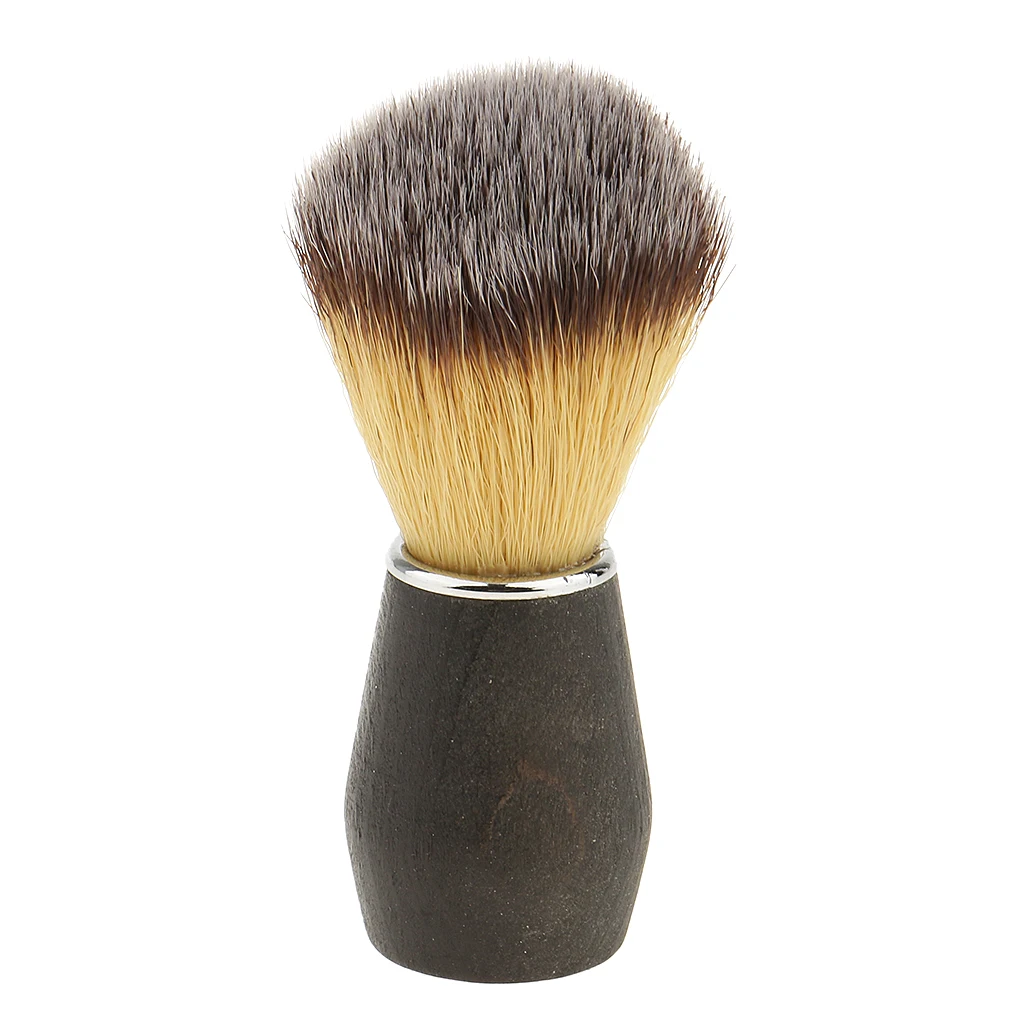 

Wood Handle Shaving Brush Soft Nylon Hair For Men Father Gift