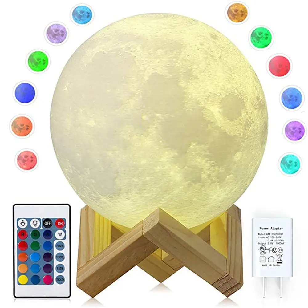 Ночной светильник GO FOLLOW с пользовательским 3D принтом перезаряжаемая лампа