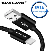 Кабель VOXLINK с 8 Pin на USB, адаптер для быстрой зарядки, USB-кабель для iphone x, xs, xr, 8, 7, 6 s plus, 5, 5s, ipad mini, кабели для мобильный телефон