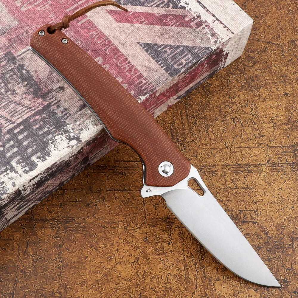 Новый складной нож M390 с льняной ручкой многофункциональный инструмент для