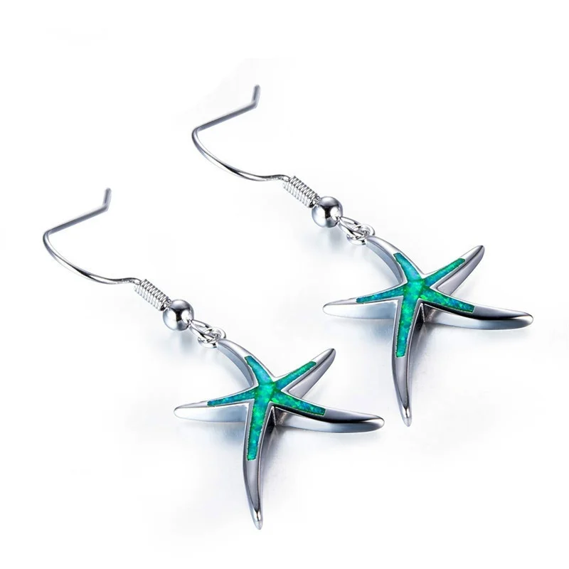 Модные женские классические серьги-капельки в виде звезд свадебные серьги для