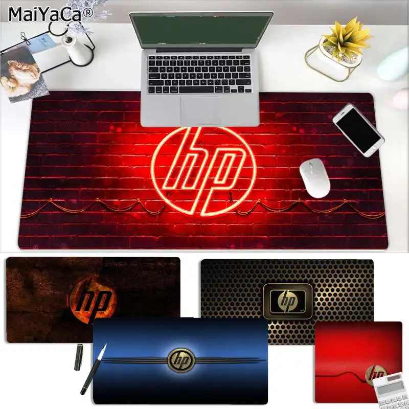MaiYaCa HP логотип на заказ резиновый силиконовый ПК компьютер игровой коврик для