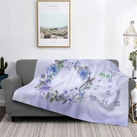 milestone blankets flannel winter baby infant portable soft throw blanket for bed travel bedspreads