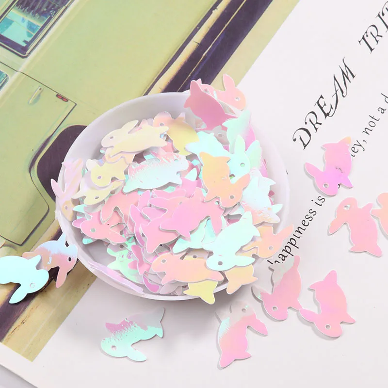 10 г милый кролик олень Санта Клаус свободные блестки для рукоделия пайетки