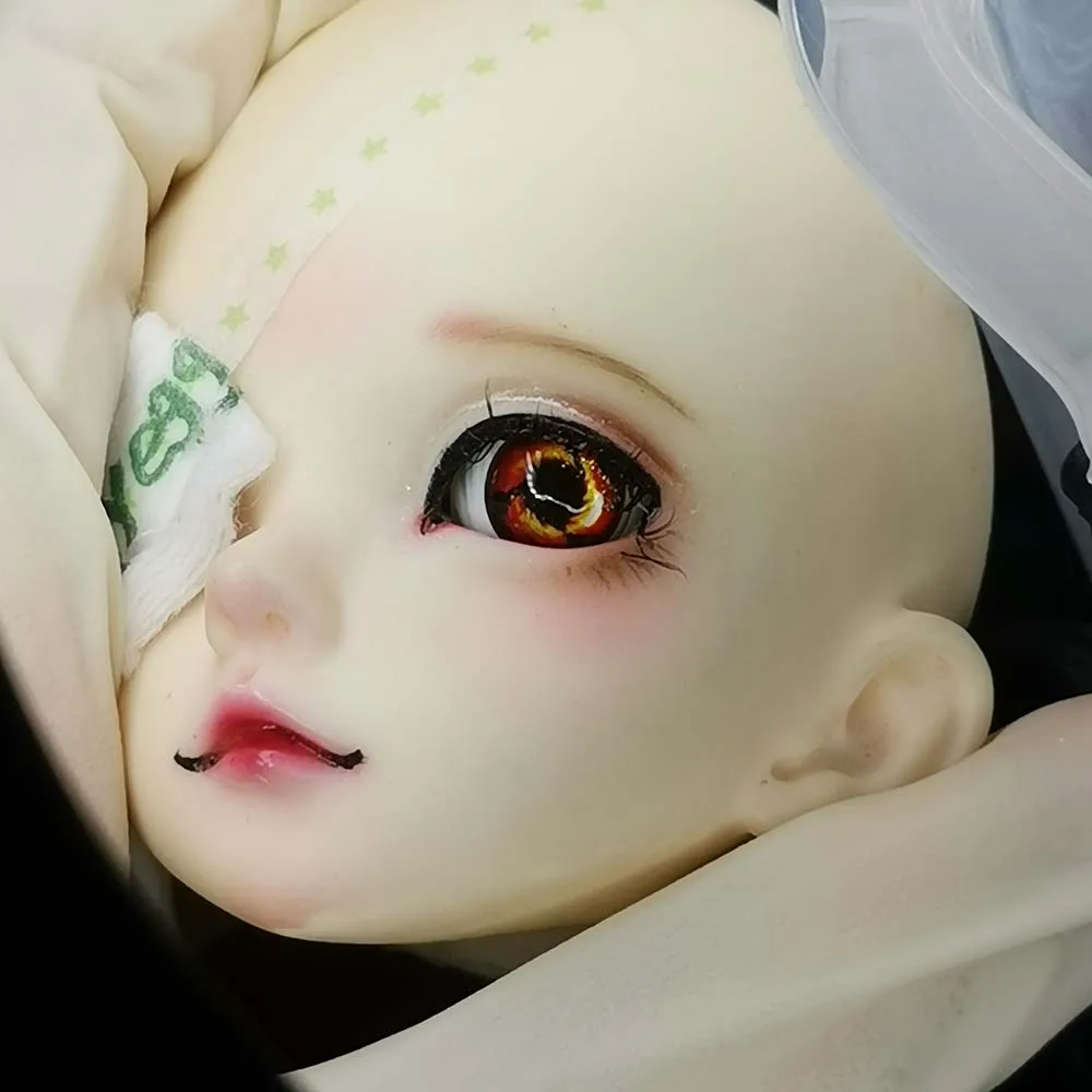 12 мм bjd кукольные глаза Sharingan 1/4 1/3 1/6 кукла 14 18 22 желтый красный черный аниме