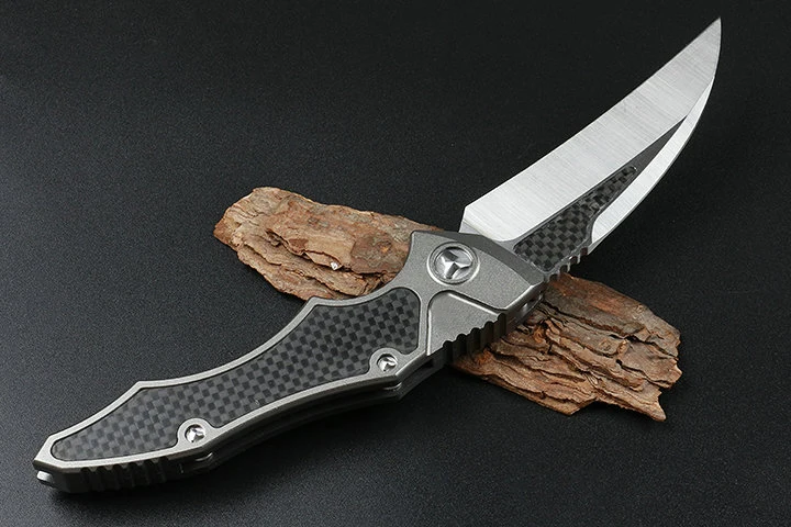 Hawk D2 Сталь AL + CF рукоятка кемпинг кухня охота на природе Многофункциональный