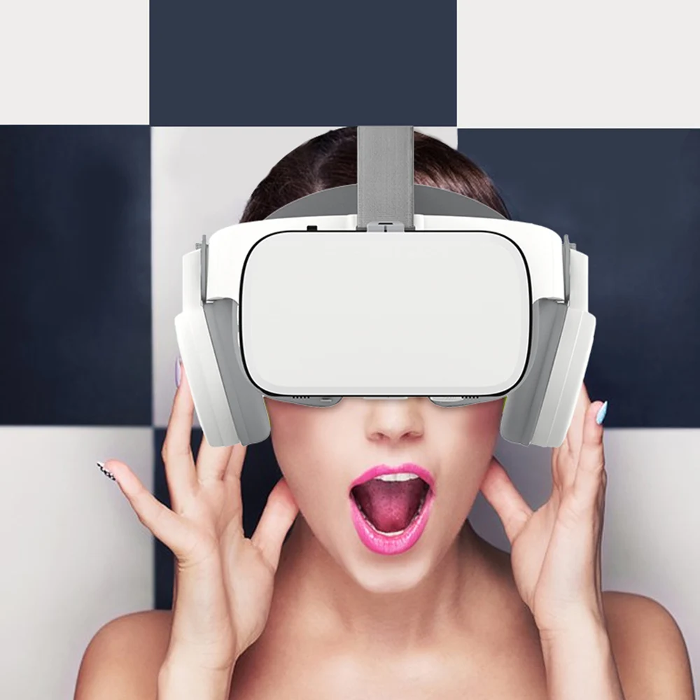 3D очки виртуальной реальности Z6 VR Bluetooth 3 D шлем Viar гарнитура линзы для шлема видео