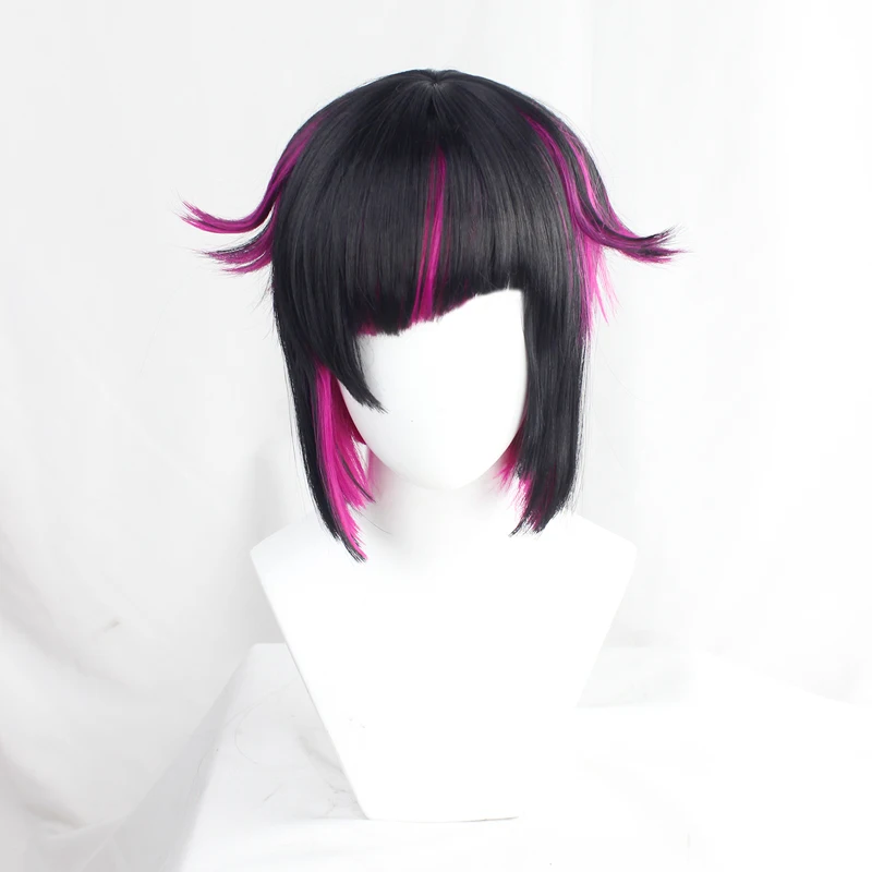 Крученая Страна Чудес Лилия ванрум черно фиолетовая Смешанная короткая косплей