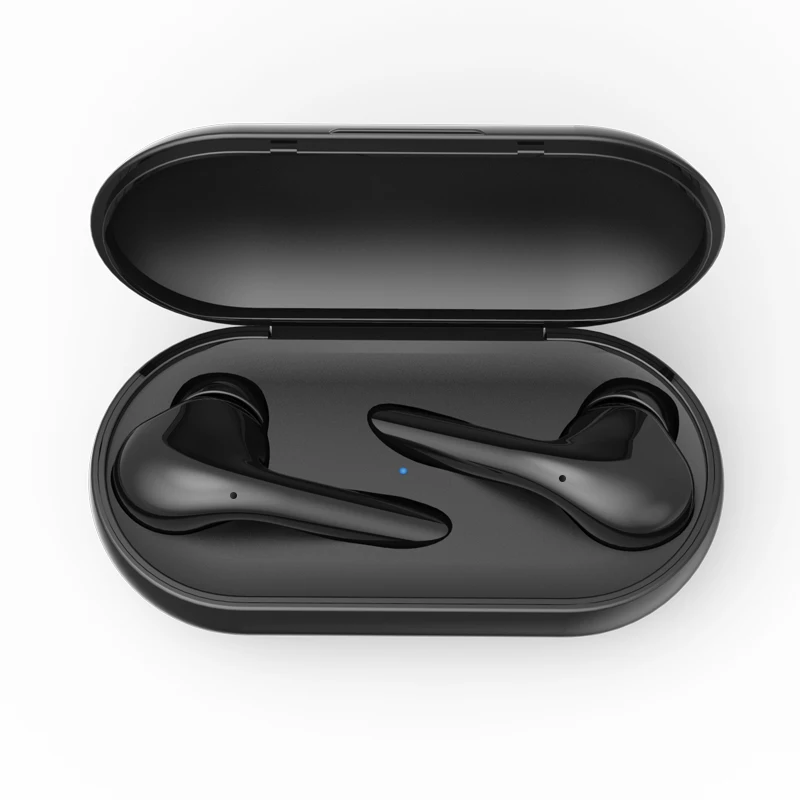 Черный Гарнитура TWS Touch operate True беспроводные двойные наушники бас звук для huawei Xiaomi Iphone samsung Hifi Steoro беспроводные наушники - Цвет: Черный