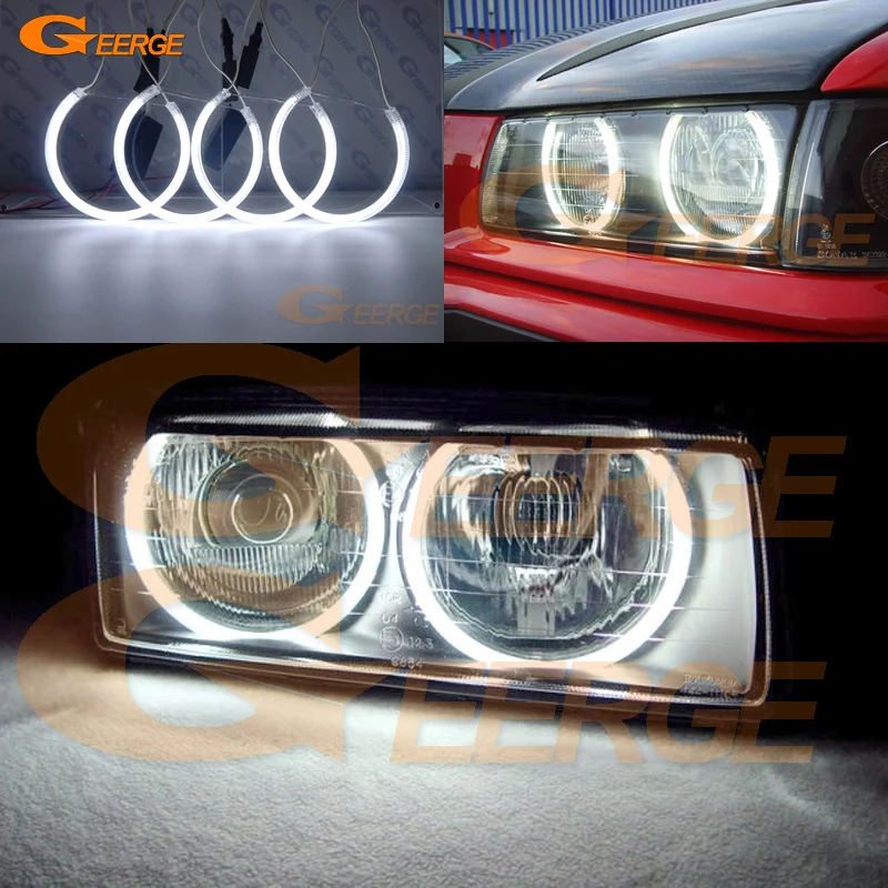 

For BMW E36 3 Series with Euro headlights 1992-1998 Excellent Ultra bright CCFL Angel Eyes Halo Rings kit Day Light