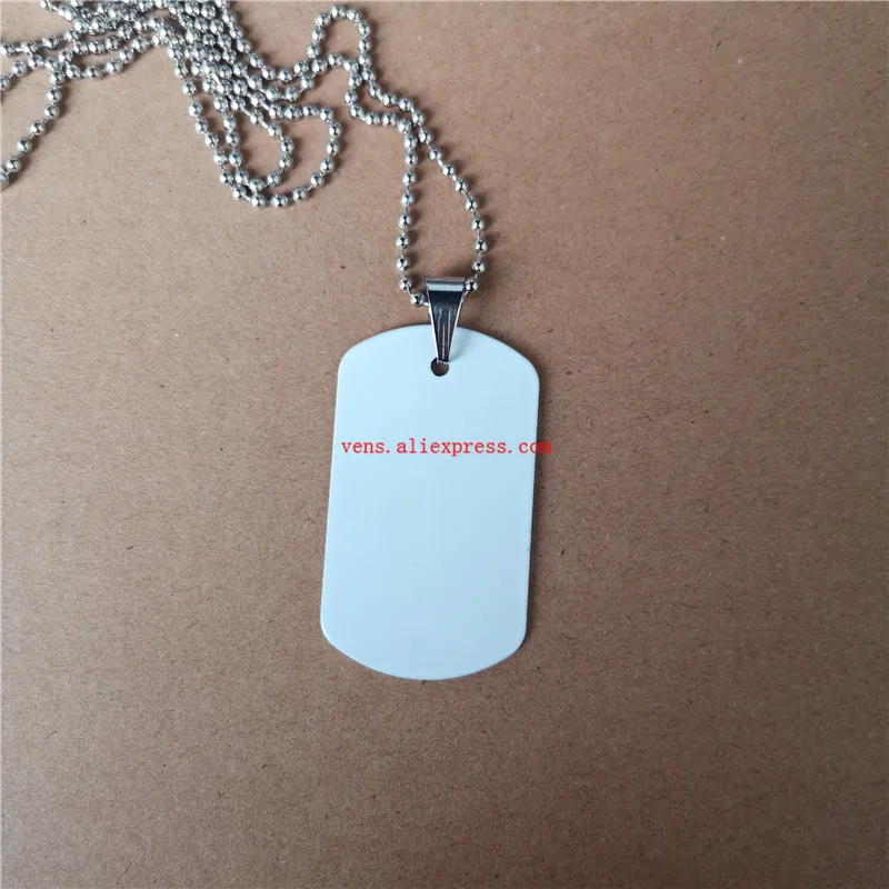 sublimation blank 3*5CM necklaces pendants hot transfer necklace pendant diy materials consumable 30pieces/lot