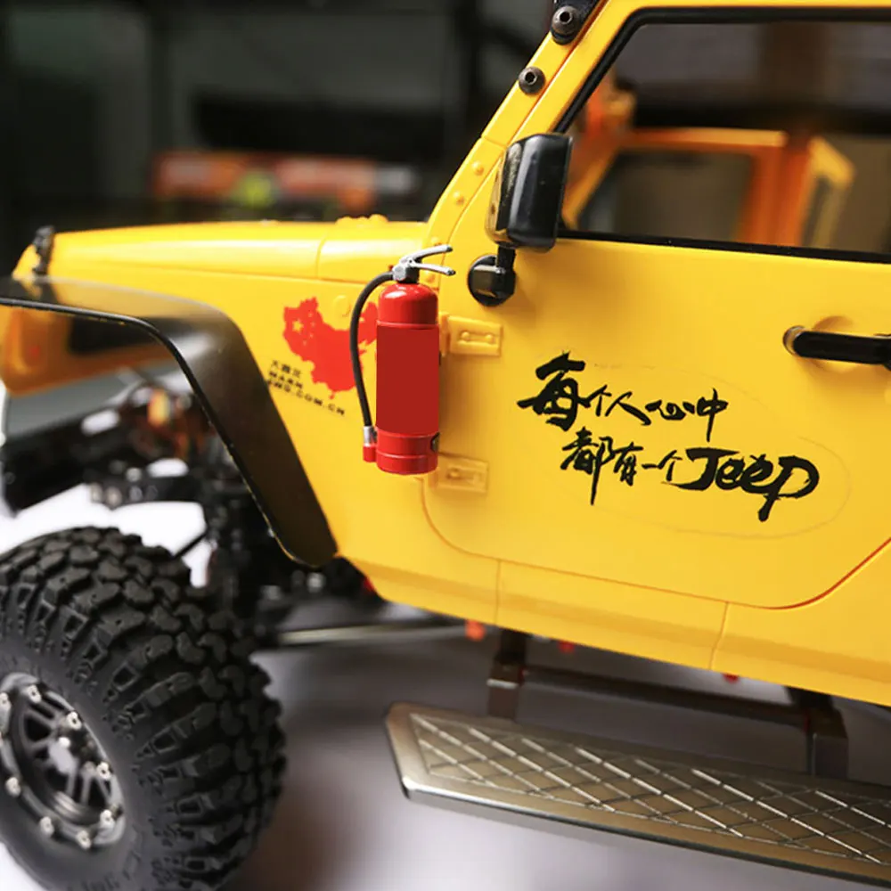 

RCTOYFUN 1 шт. красный RC Огнетушитель DIY Имитация аксессуар для 1/10 RC Rock Crawler Axial SCX10 90046 90047 TRAXXAS TRX4 D90