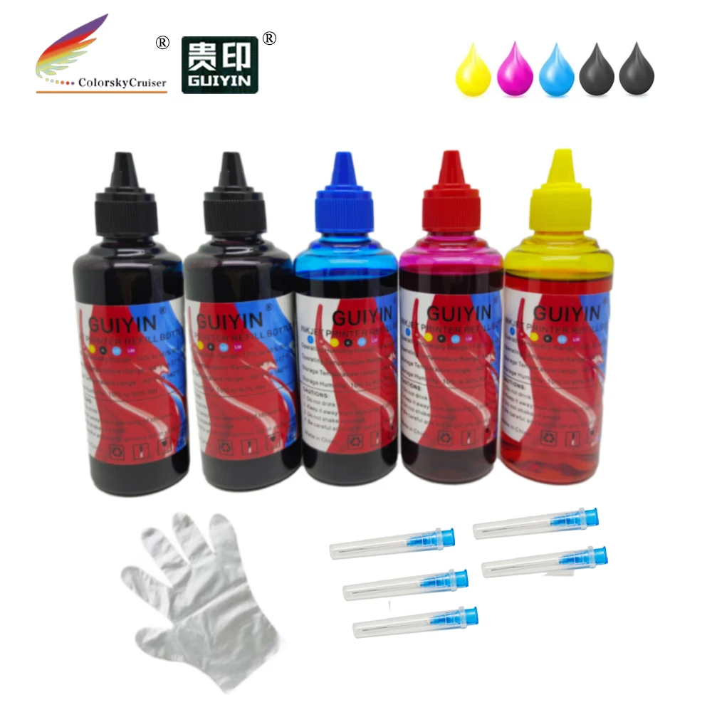 Сменные чернила для Epson T0891 -894 89 Stylus S20 S21 SX100 SX10 SX110 SX115 SX205 SX210 SX215 SX218 SX400 SX410 SX415 100 мл