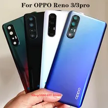 100% Original Back Cover For OPPO Reno 3 Pro Reno3 Reno3pro Rear Housing Door Battery Cover Panel Mobile Phone Case Shell Parts