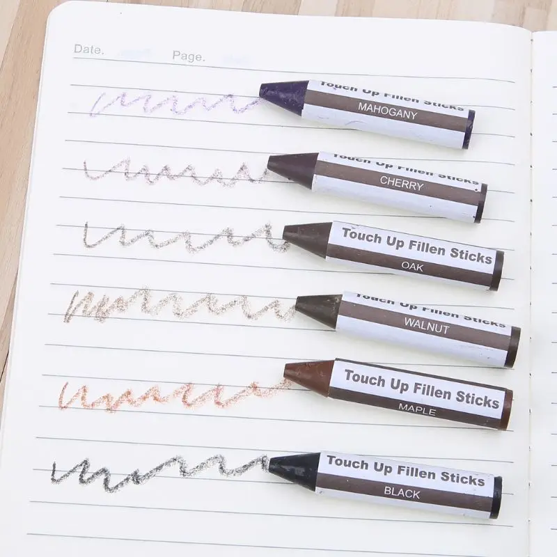 

Wood Repair System Kit Filler Sticks Touch Up Marker Floor Furniture Scratch Fix LX0C