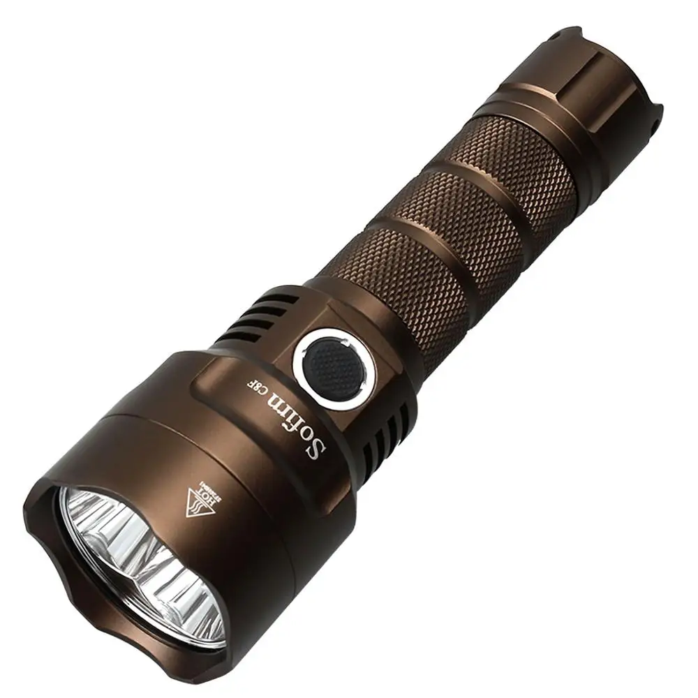 NEW Color Sofirn C8F LED Powerful Flashligh Cree XPL 3500ml Lantern 21700 Rechargeable Super Bright Torch Green Brown | Лампы и