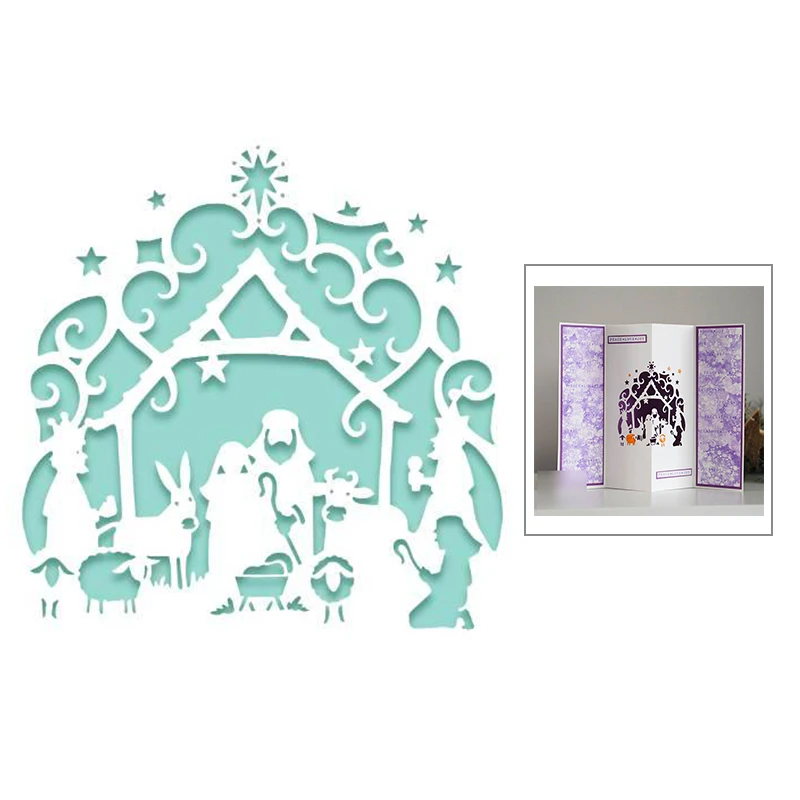 

2021 New Christmas Believer Pray Metal Cutting Dies For DIY Craft Making Paper Greeting Card Background Scrapbooking No Stamps