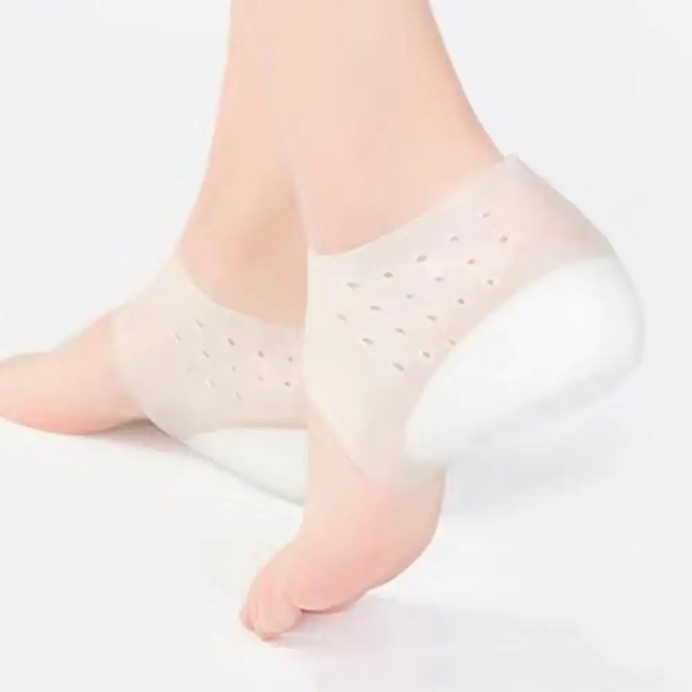 

1 Pair Unisex Invisible Height Lifting Increase Silicone Foot Socks Insoles Foot Skin Care Tools Women Men Height Lifting Insole