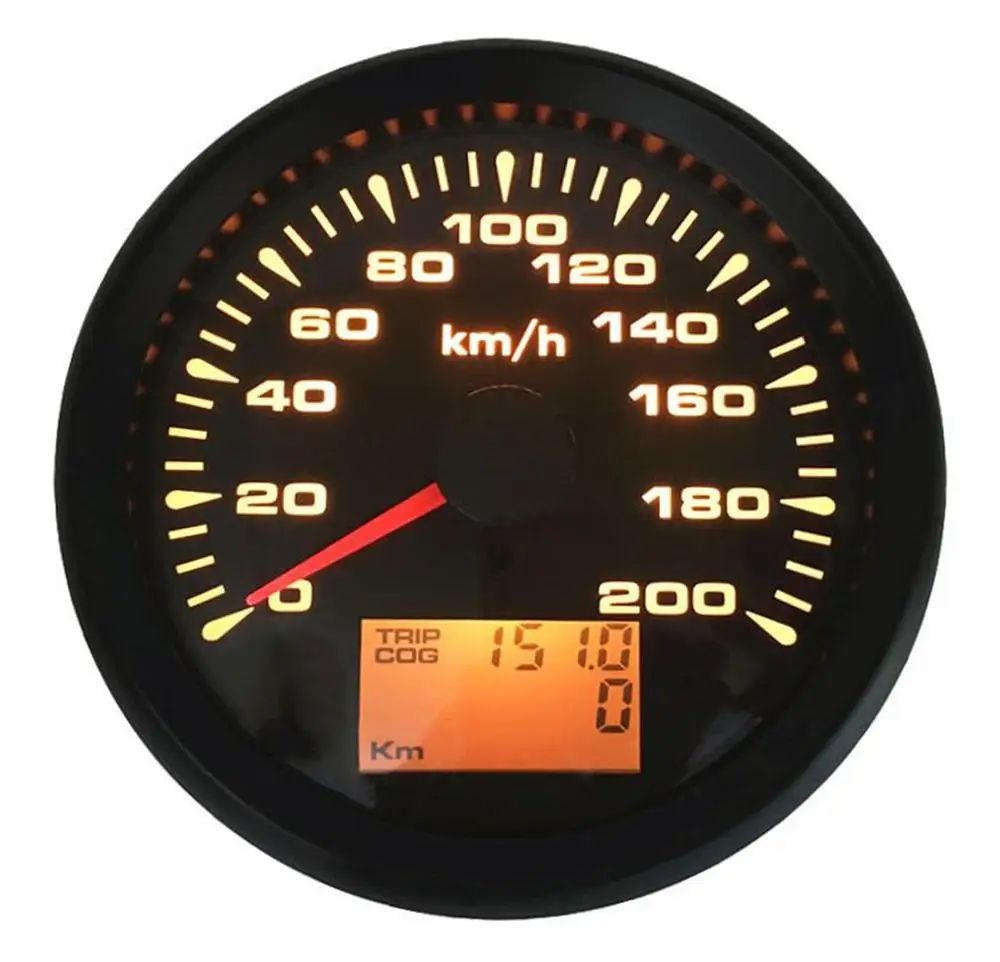 Автомобильные GPS одометры скорости 85 мм 1 шт. измерители Cog 0 200 км/ч