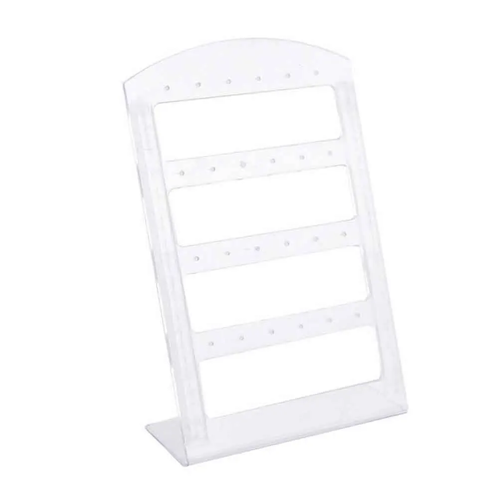 Домашние настольные крючки для ожерелий акриловая подставка сережек витрина