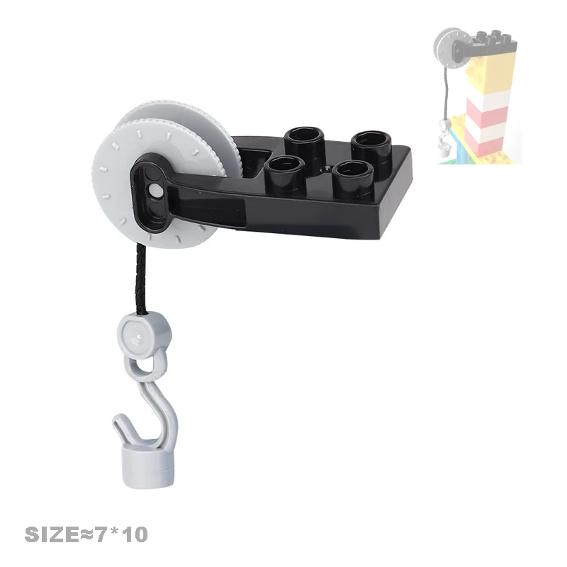 Творчество большой Размеры строительные блоки механические детали крюк