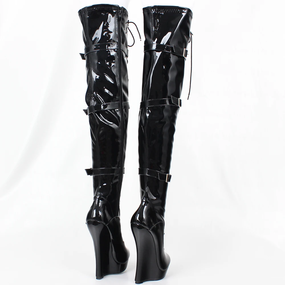 jialuowei Ballet boots Lace-up 7