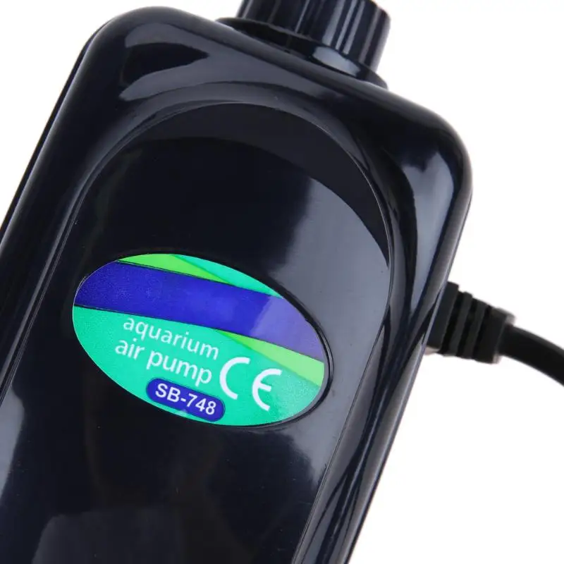 Супер аквариумный воздушный насос Регулируемый компрессор аквариума аксессуары