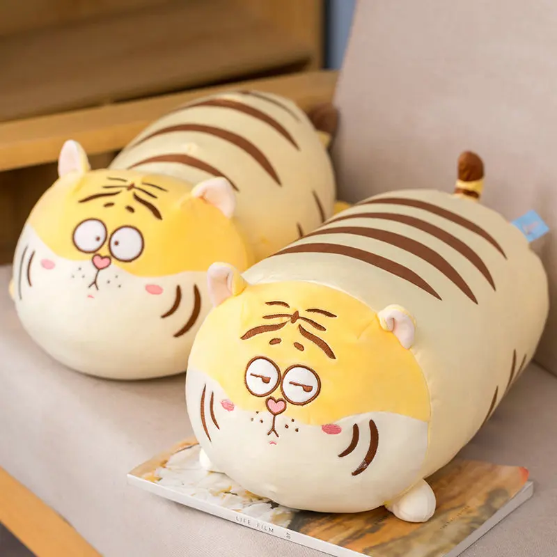 

Cartoon Fat Tiger Plush Doll Toy Sheep Soft Stuffed Animal Pillow Cushion Birthday Gift for Baby Kid Children