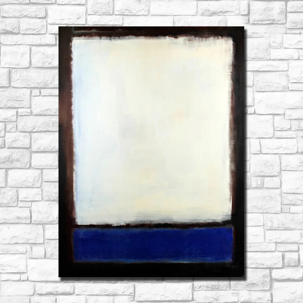 

Wall Pictures For Living Room Abstract mark_rothko rothko blue and grey Canvas Art Home Decor Modern No Frame Oil Painting ups