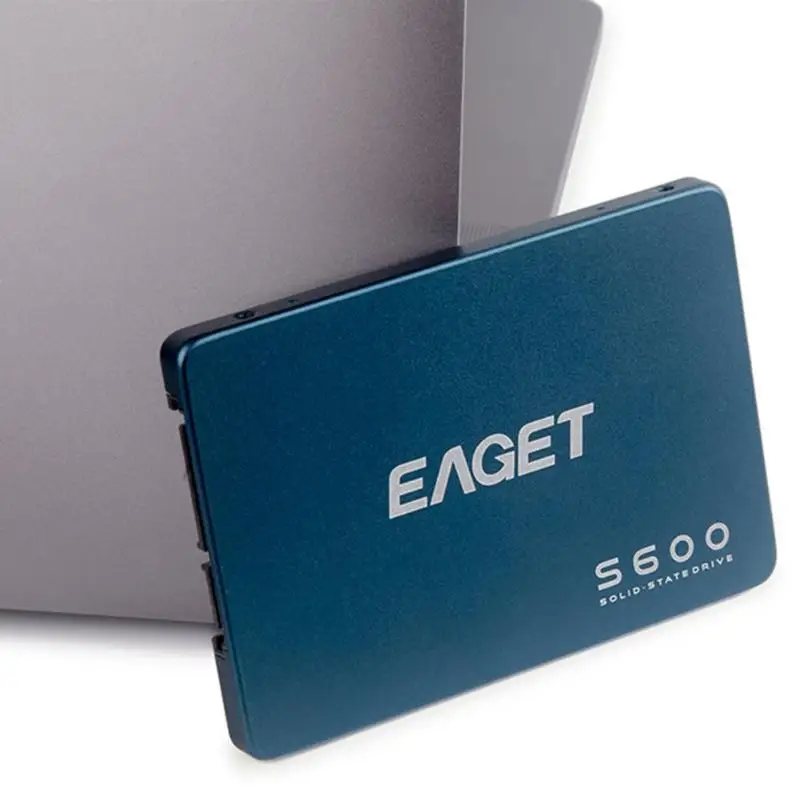 EAGET S600 2,5 дюймов SATA 3,0 SSD жесткий диск 128 ГБ/256 Гб внешний твердотельный накопитель для настольного ноутбука ПК твердотельный накопитель