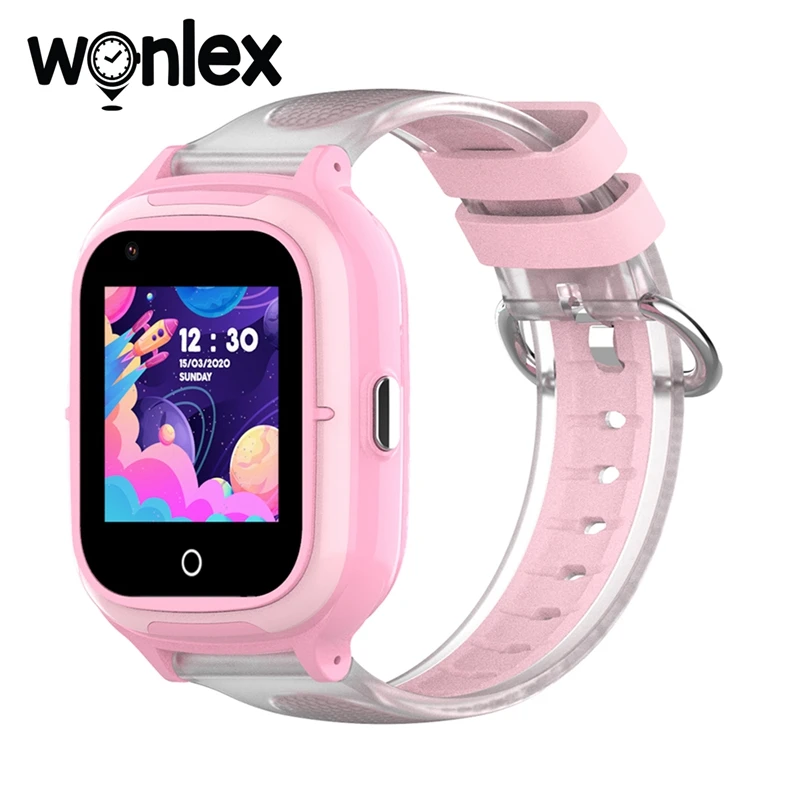 

Wonlex Smart Watches 4G HD Video Phone Watch GPS Anti-lost Location-Tracker KT23 Clock Sim-Card Call Baby Waterproof Kids Gift