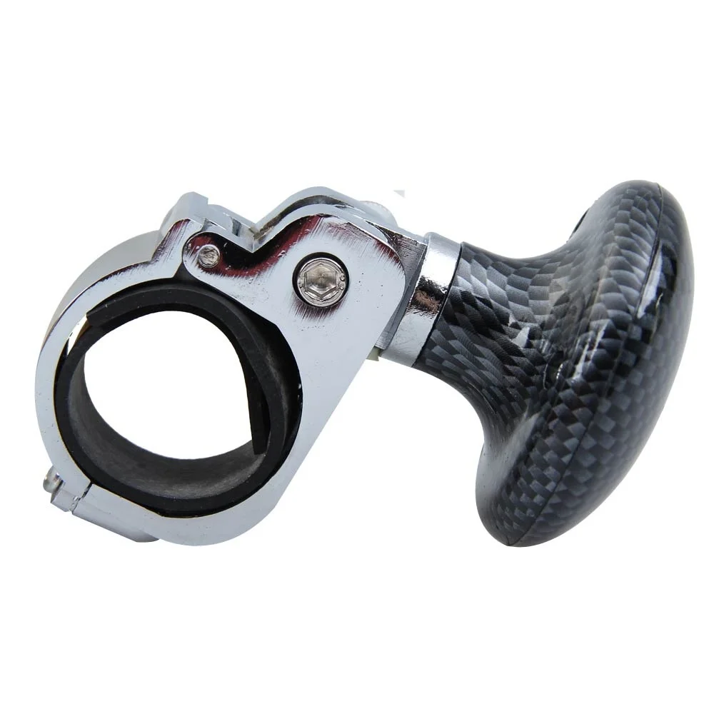 

100Pcs/Lot New Black Silver Car Steering Wheel Suicide Spinner Knob Auxiliary Booster (Color: Black)