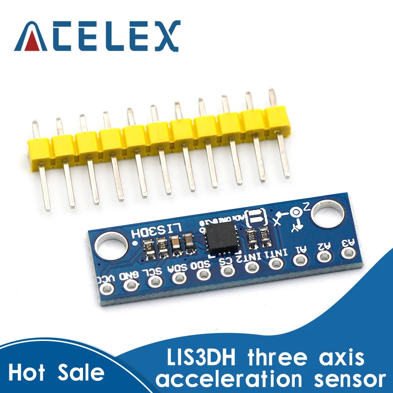 LIS3DH трехосевой датчик ускорения температуры три преобразователя модуль