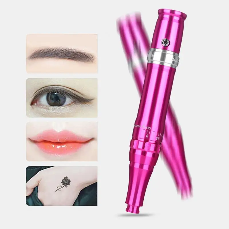 Машинка для перманентного макияжа 35000 об./мин. микро игла подводки бровей губ 110 240