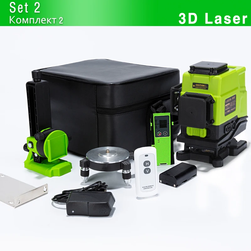 

Clubiona IE12 Зеленый 3D Лазерный Уровень