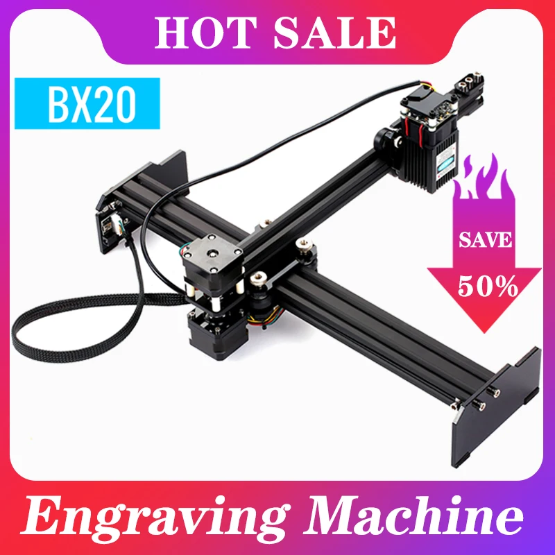 

20W Laser Engraving Machine CNC Router CNC Laser Engraver Mini Desktop CNC Machine Printer Household DIY Laser Engraving Cutter