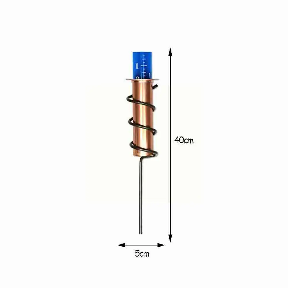 

Outdoor Yard 40mm Capacity Steel Rain Gauge Tube Accurate Meting Colllection Measurement Accurate Tool Rain Sale For Garden R4A3