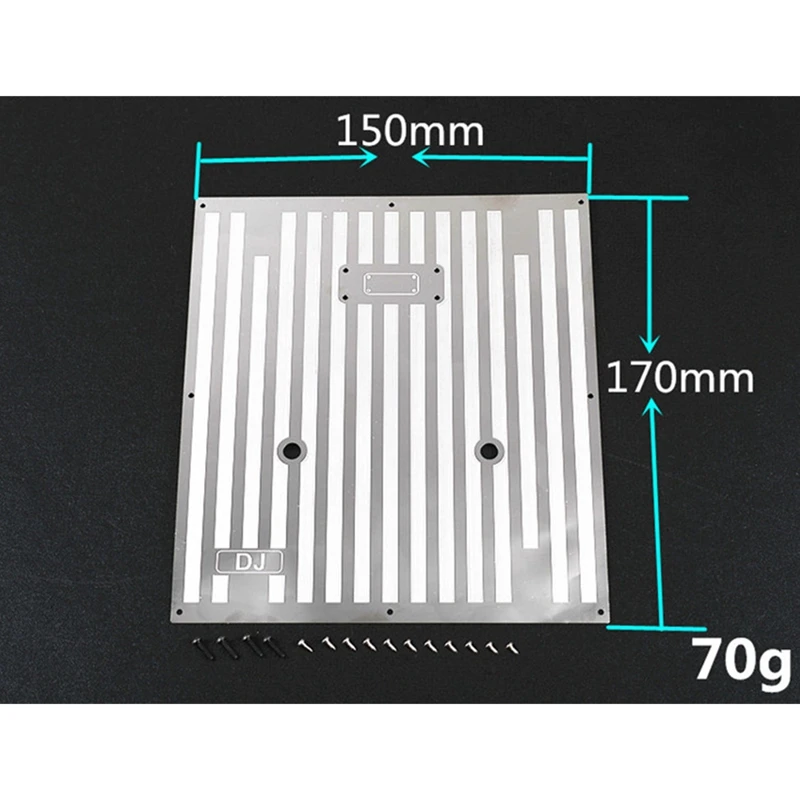 

Stainless Steel Rear Trunk Cover Anti-Skid Plate Upgrade Decoration Parts for 1/10 RC Crawler Traxxas TRX6 TRX-6 G63